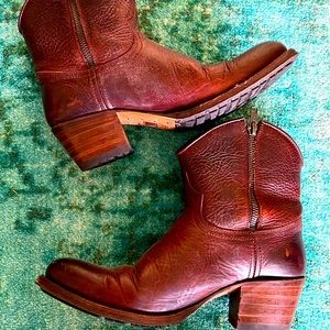 Brown Frye Boots Size 8